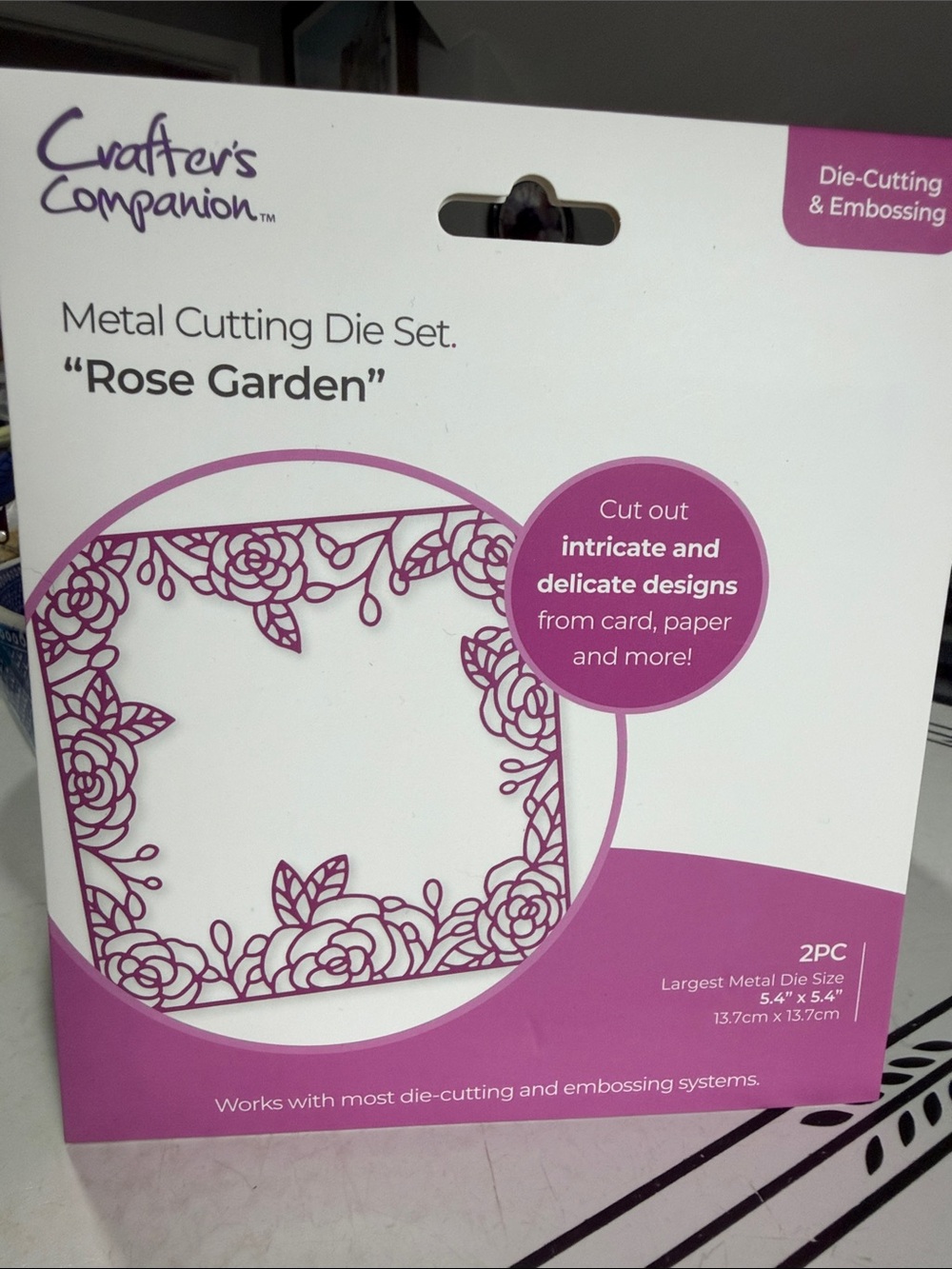 Crafters Companion Rose Garden Metal Cutting Die Set
